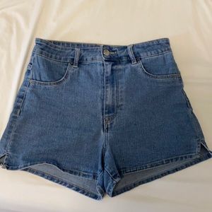 Denim shorts size 4